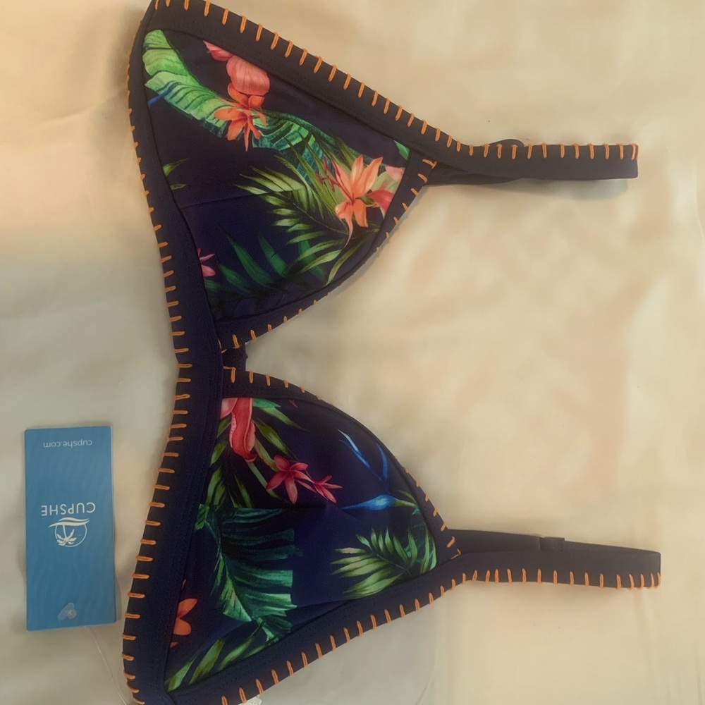 CUPSHE Embroidered Floral Bikini (Top & Bottoms)